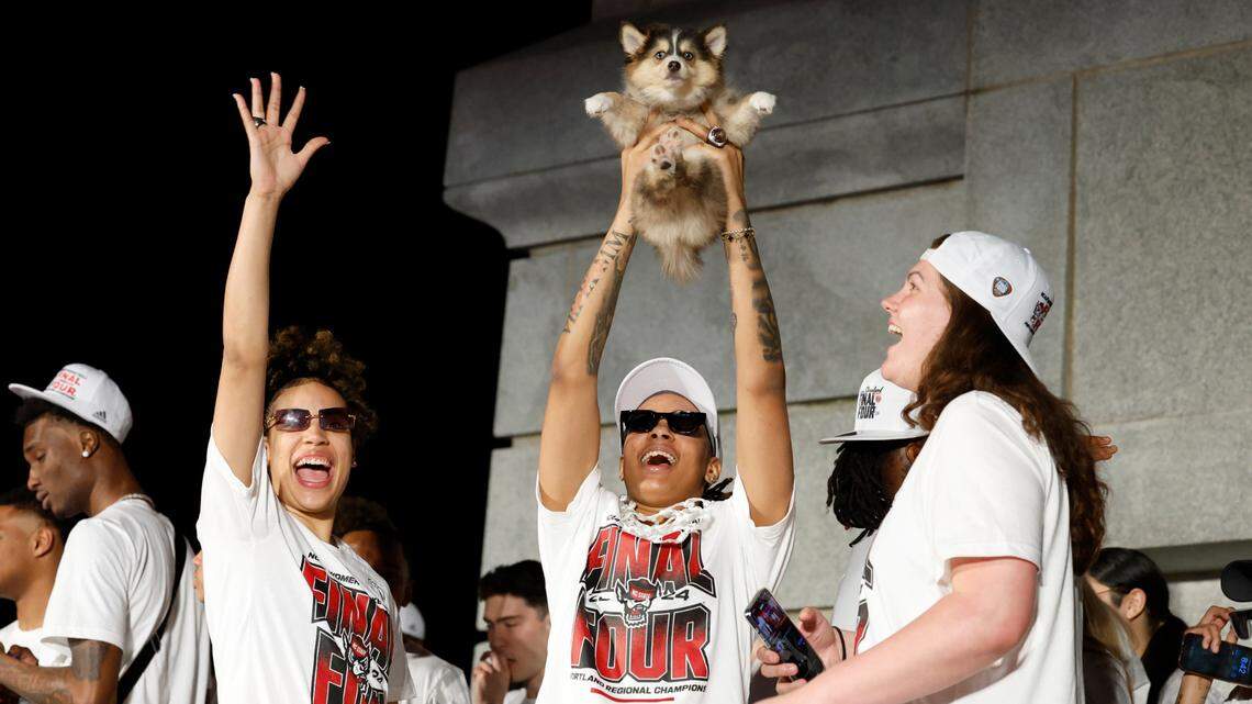 Paws crossed: ‘Woofpack’ helps NC State women’s basketball team on and off the court