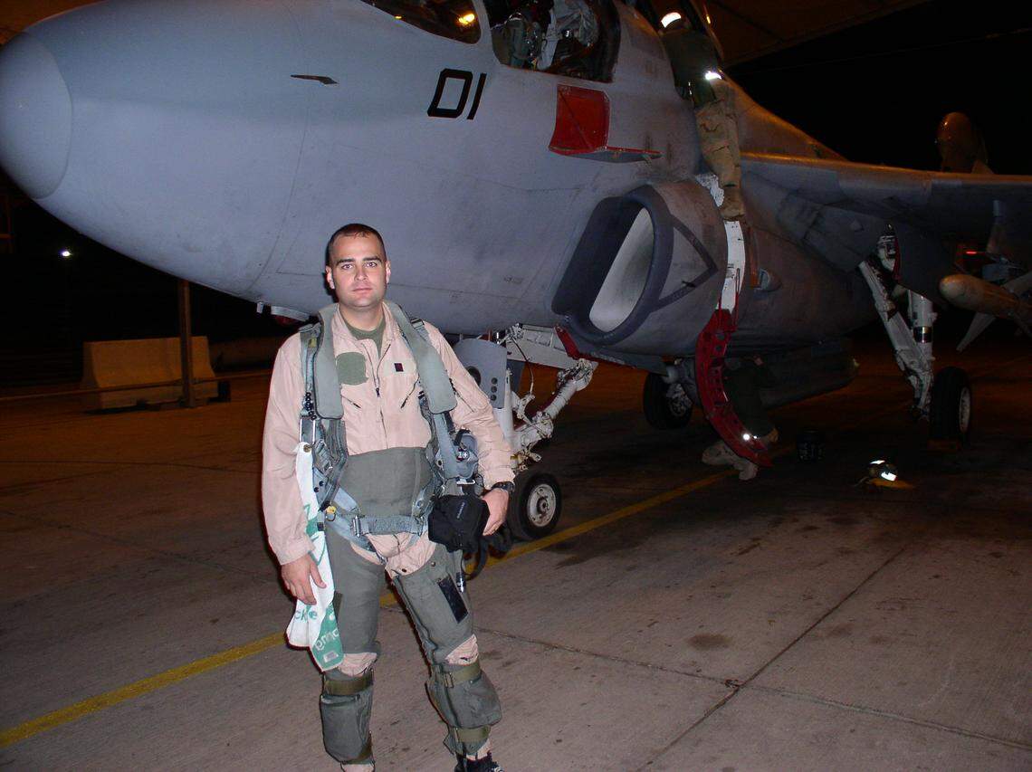 Scott Cooper, a 2020 Democratic candidate in North Carolina’s 2nd Congressional District, is a retired Marine. He served as a Naval Flight Officer.