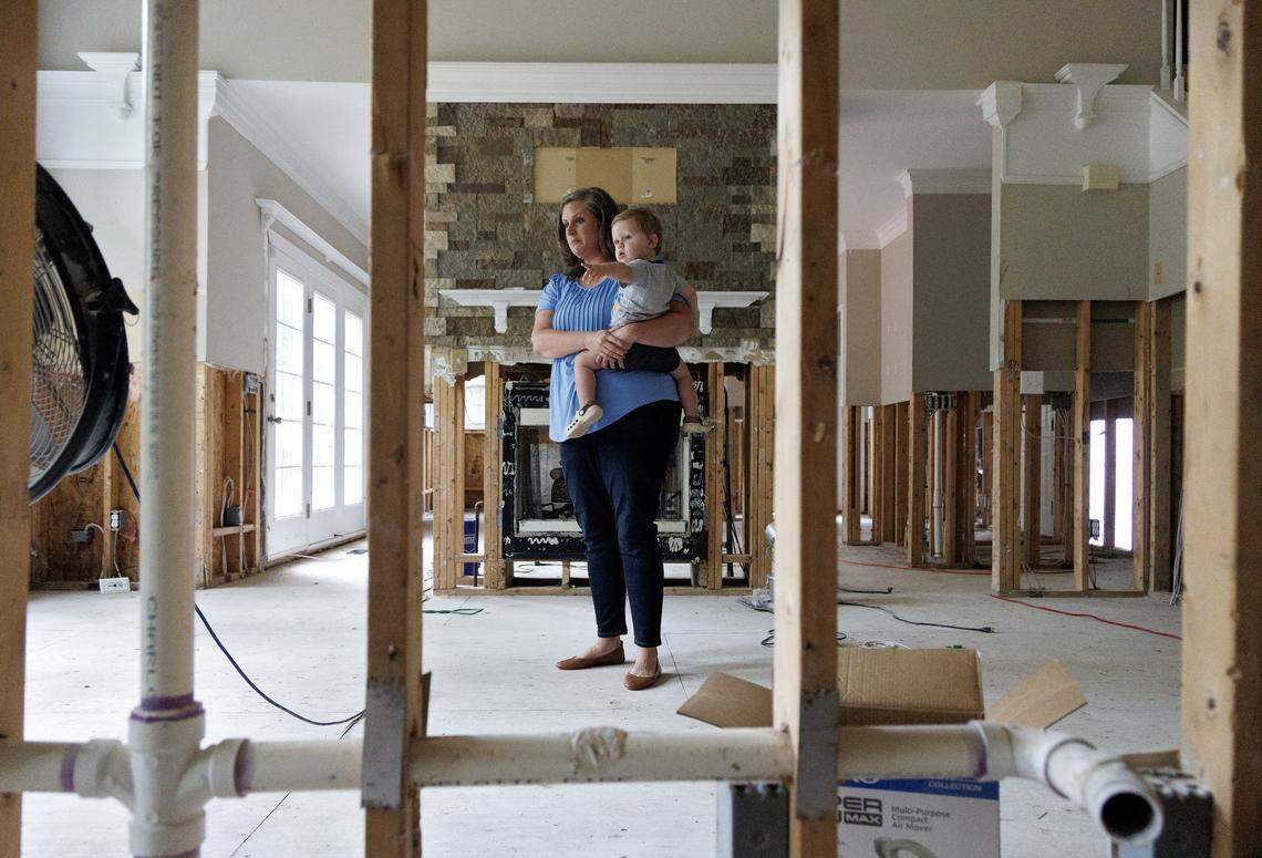 Ongoing issues with FEMA’s National Flood Insurance Program has created more uncertainty for flood victims like Rebecca and Ryan Blough from Pittsboro. Last July, Tropical Storm Chantal destroyed their home in northern Chatham County.