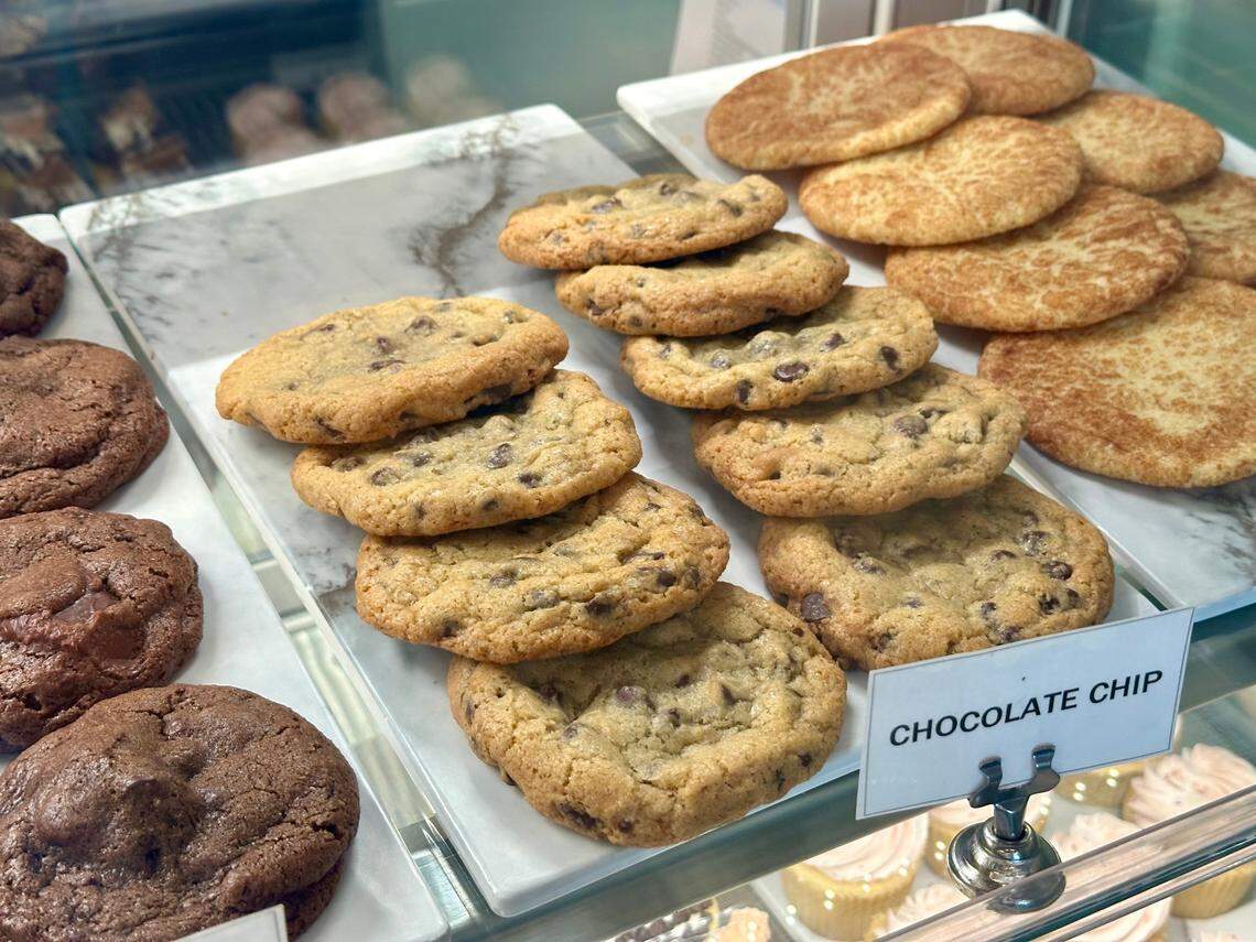 Chocolate chip cookies at Bestow Baked Goods in Holly Springs, NC.