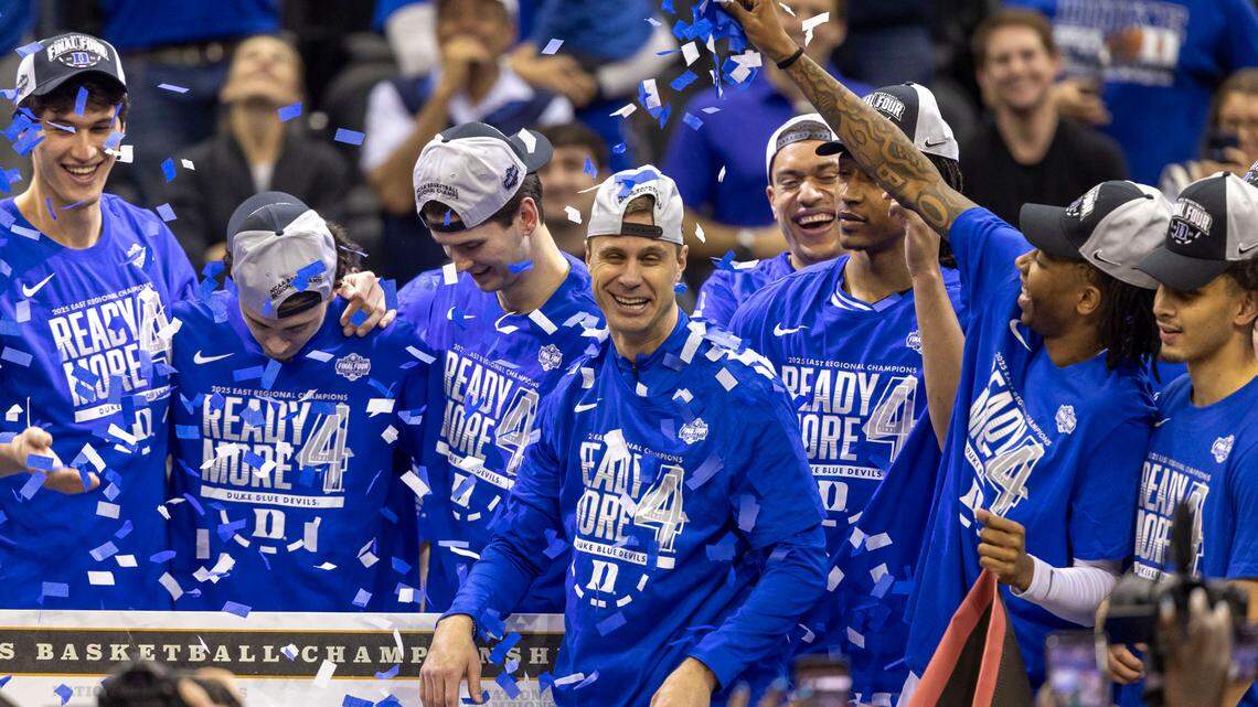 With Duke basketball in Final Four, Coach K opens up on Blue Devils, coach Jon Scheyer