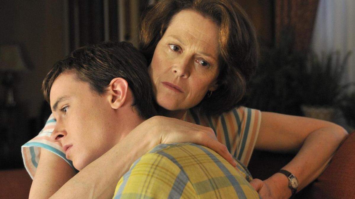 Sigourney Weaver and Ryan Kelley in the 2010 Lifetime movie “Prayers for Bobby.”
