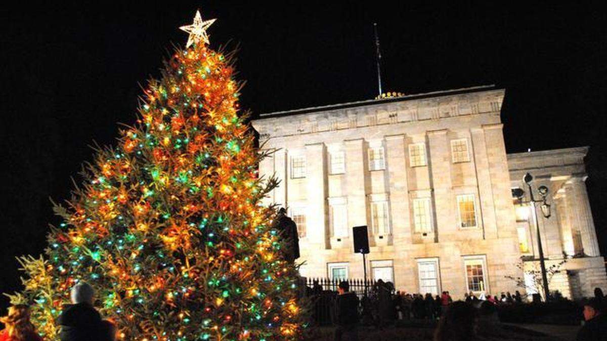 The State Capitol Tree Lighting Ceremony festivities start at 5 p.m. with the lighting at 6 p.m. Thursday, Dec. 6, at 1 E. Edenton St., Raleigh.