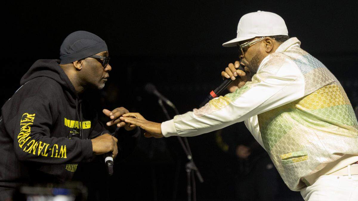 Wu-Tang Clan in concert on their “Wu-Tang Forever: The Final Chamber Tour”, Saturday night, June 7, 2025.
