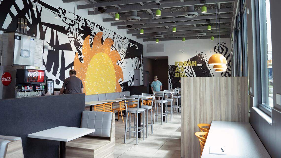 The Del Taco location in Durham, N.C. opened up in July 2025.