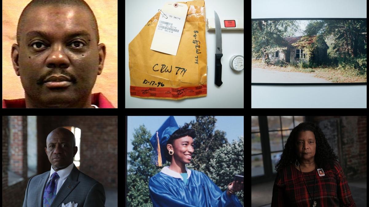 Clockwise: Henry Louis Wallace; evidence in the Wallace case; Wallace’s Charlotte home at the time of the killings; Dee Sumpter, mother of victim Shawna Hawk; victim Shawna Hawk; Charlotte detective Garry McFadden.