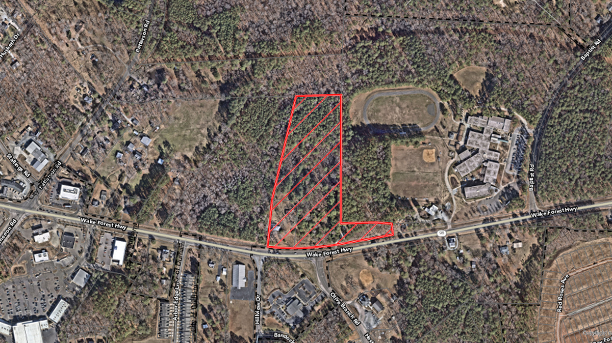 A developer wants to build 210 homes and 10,000 square feet of non-residential space on 1.91 acres of land in Southeast Durham.
