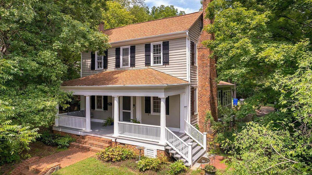 Known as the Ruffin-Snipes house, the two-story, side-gabled house at 320 W. King Street is currently on the market for $995,000.