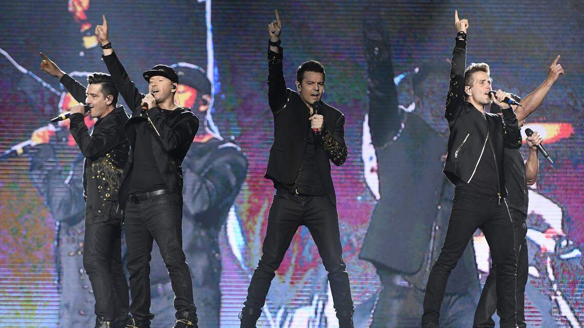 New Kids on the Block, seen at Raleigh’s PNC Arena in 2017, return July 7 with New Kids on the Block, Salt N’ Pepa, Naughty By Nature, Tiffany and Debbie Gibson.