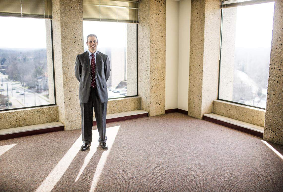 Michael Lemanski poses In this photo taken in Durham in 2015. Lemanski led UNC’s Development Finance Initiative from 2011 to 2017.
