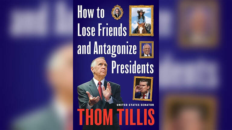 Tillis’ book reveals what makes him cry, thoughts on Trump, and why the bolo tie