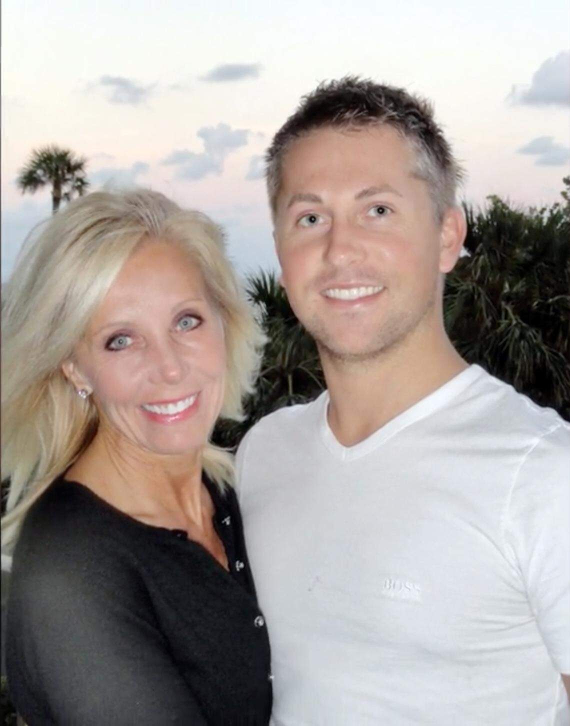 Donna Kent with her son Sandor Szabo.