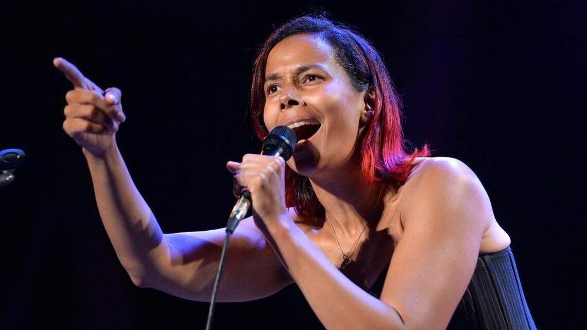 Rhiannon Giddens in concert at the N.C. Museum of Art in Raleigh in 2017. Giddens won the Pulitzer Prize for Music for co-writing “Omar.”