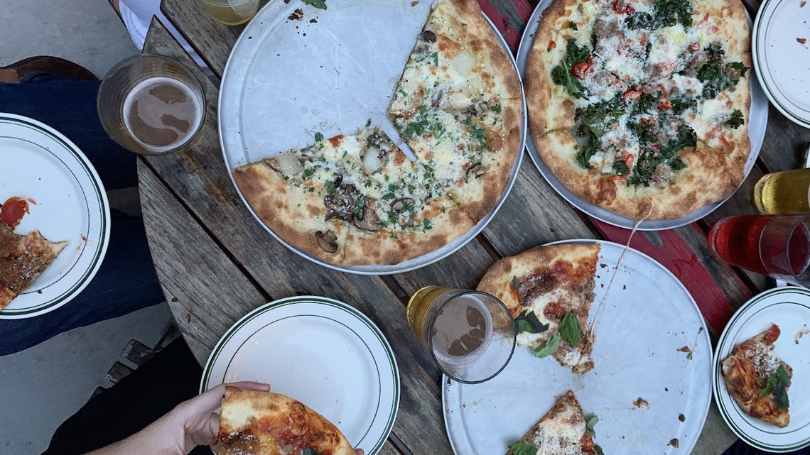 Going out for pizza can be expensive. But you can take a good frozen pizza and make it great by fancying it up with leftovers from your fridge.