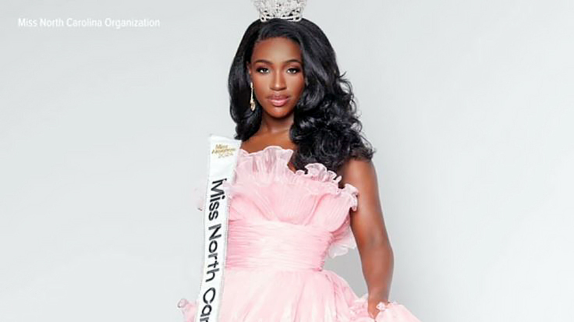 NC college student to compete for Miss America this weekend. She can tackle too.