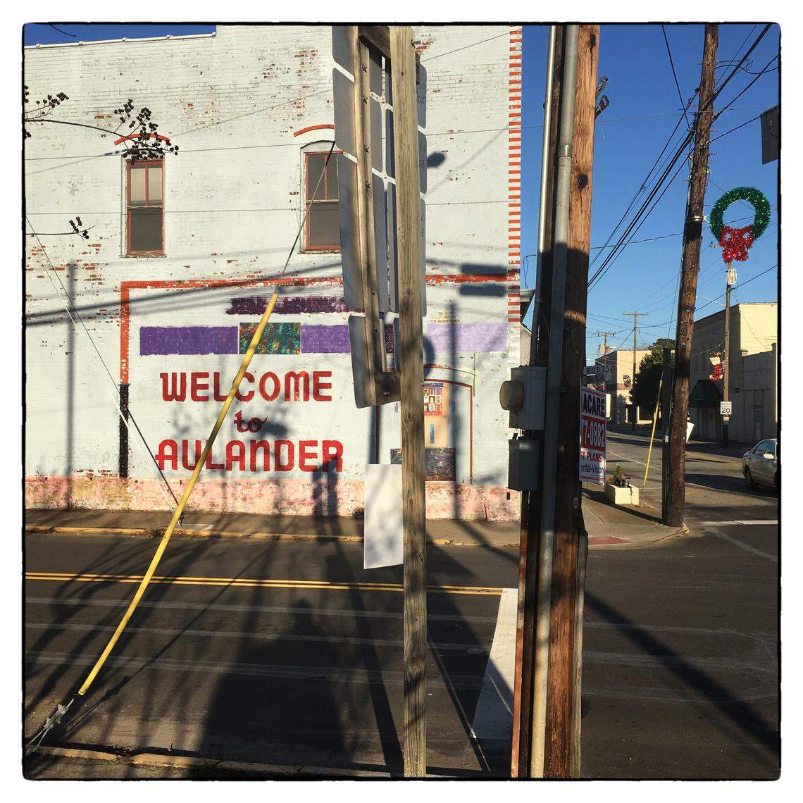 Many buildings are empty in the tiny Bertie County town of Aulander, NC.