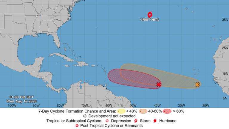 Tropical Storm Cristobal has formed in the Atlantic. Could it impact NC?