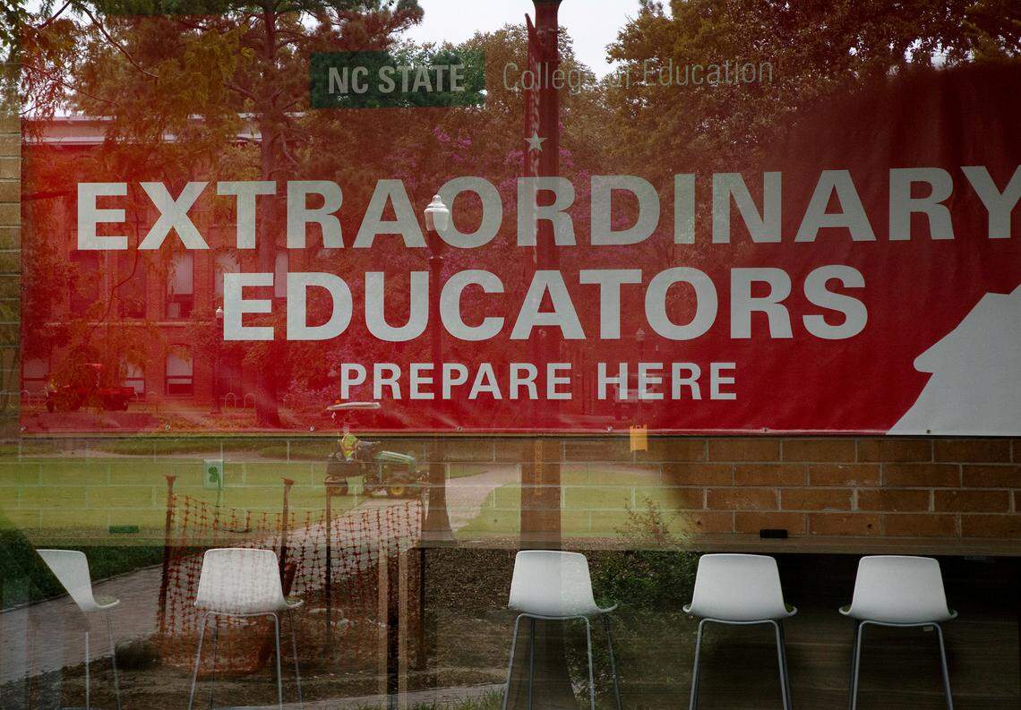 The North Atrium of N.C. State University’s Poe Hall is photographed on Monday, July 29, 2024, in Raleigh, N.C.