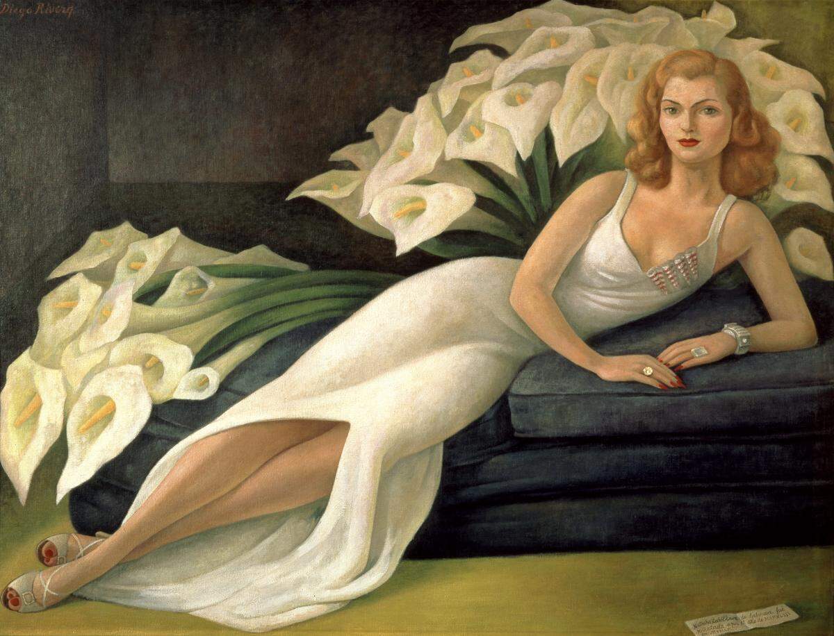Diego Rivera, “Portrait of Natasha Gelman,” 1943