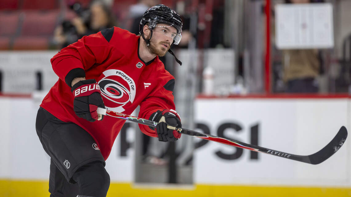 Photos: Scenes from the Carolina Hurricanes Stanley Cup practice Monday