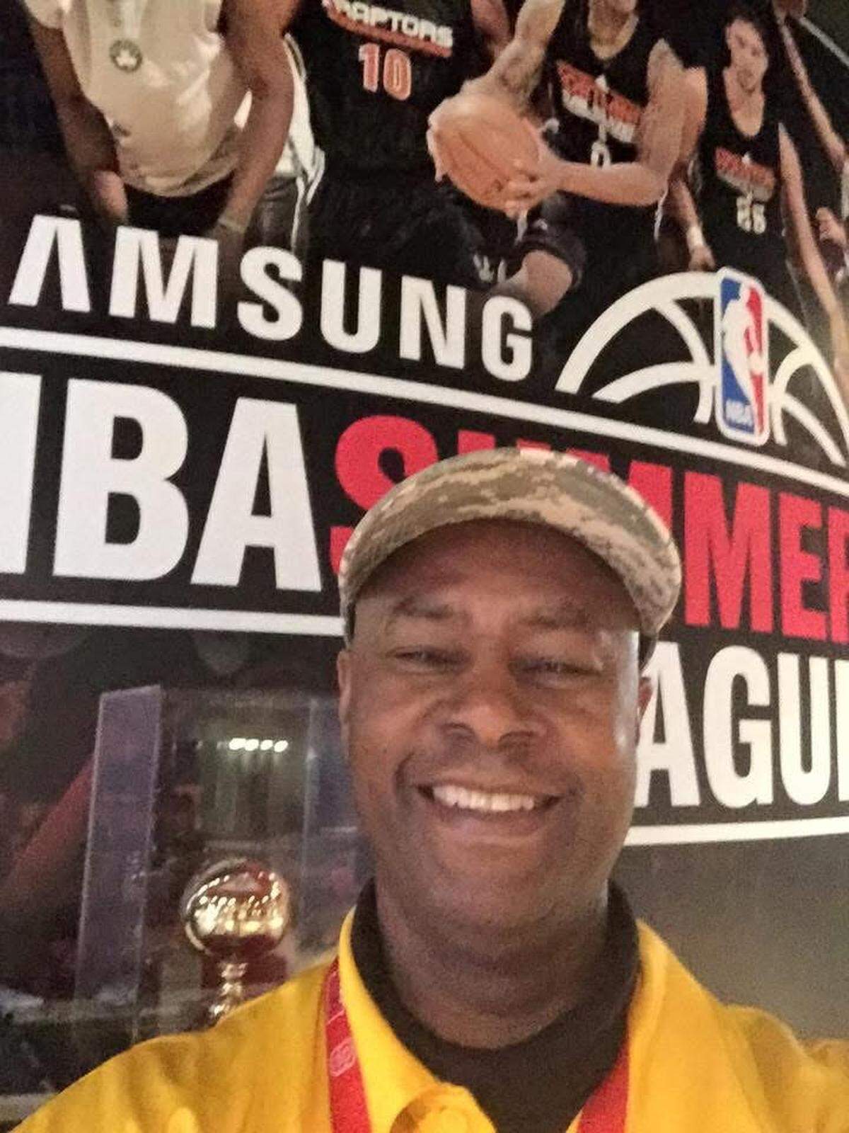 A more recent photo of NCSU basketball star Clyde “The Glide” Austin in Las Vegas, where he died this month.