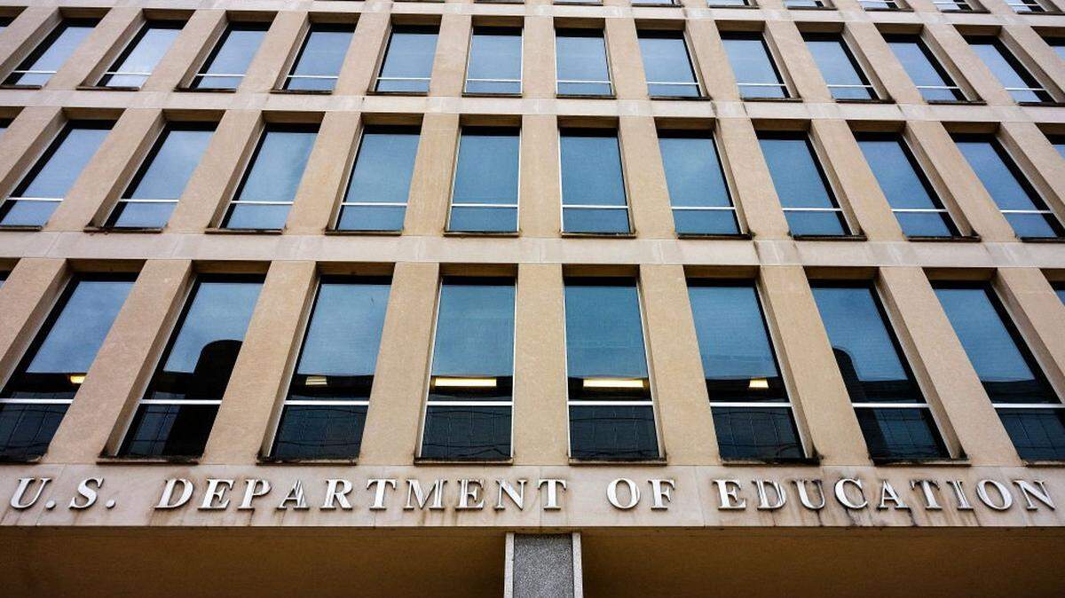 The Department of Education building in Washington, DC, March 24, 2025. US President Donald Trump signed an order on March 20, 2025, aimed at "eliminating" the Department of Education, a decades-old goal of the American right, which wants individual states to run schools free from the federal government. (Photo by Jim WATSON / AFP) (Photo by JIM WATSON/AFP via Getty Images)          