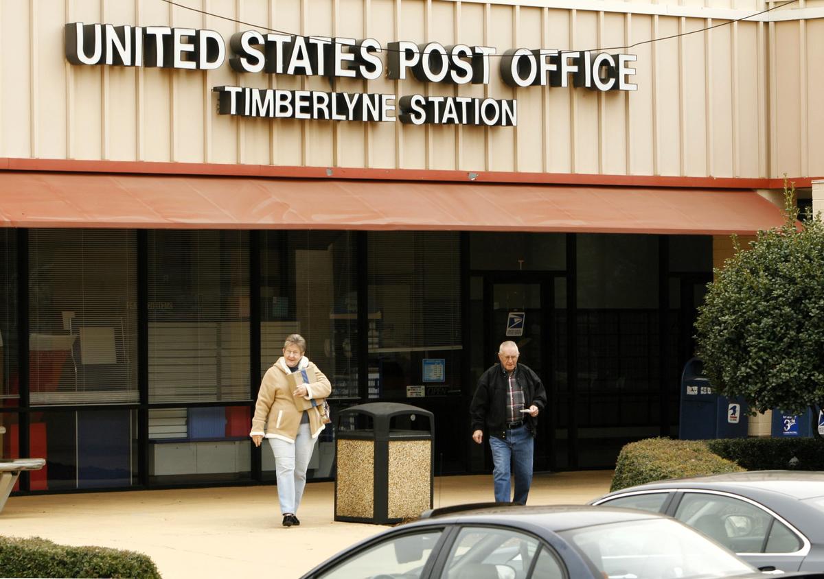 Flooding closed the U.S. Post Office on South Estes Drive following a July 2025 storm in Chapel Hill. The Postal Service has temporarily moved mail and P.O. Box services to the post office at Timberlyne shopping center on Weaver Dairy Road.