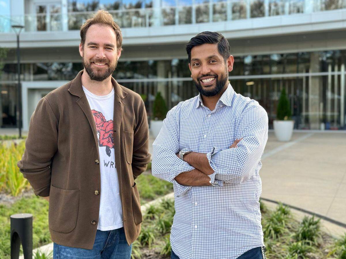 Peregrine owners Patrick Shanahan, left, and Saif Rahman plan to open the new restaurant as a centerpiece of The Exchange development in North Raleigh.