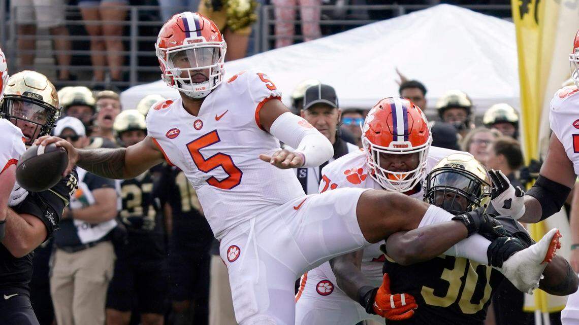 Containing Clemson QB DJ Uiagalelei will be key for NC State defense at Death Valley