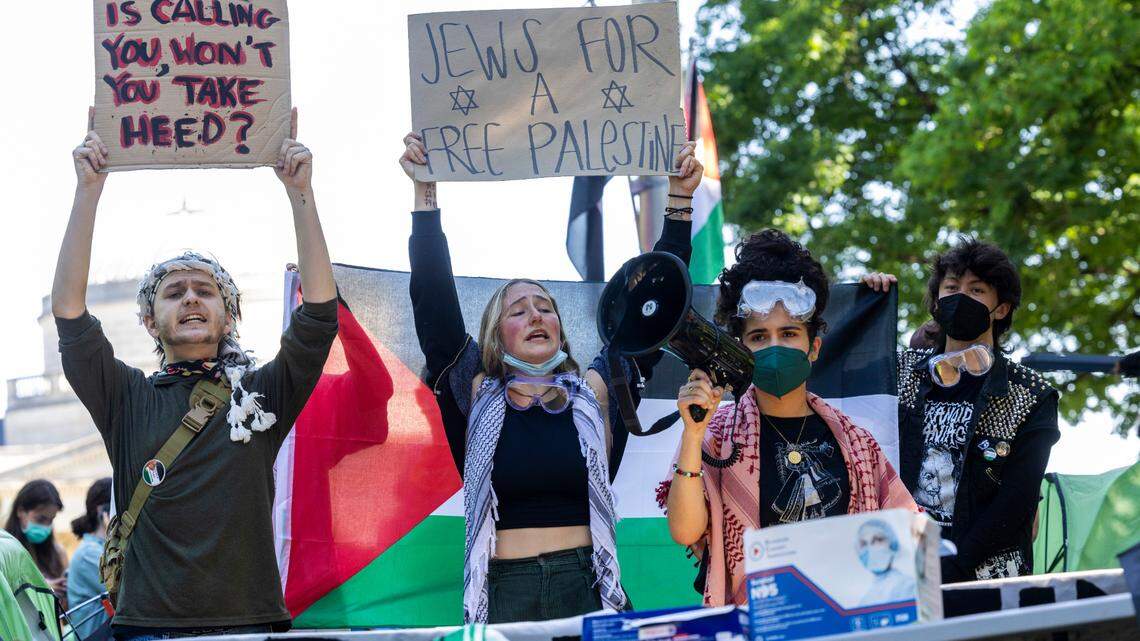 UNC allows protesters’ encampment to stay up so far, despite policy violations