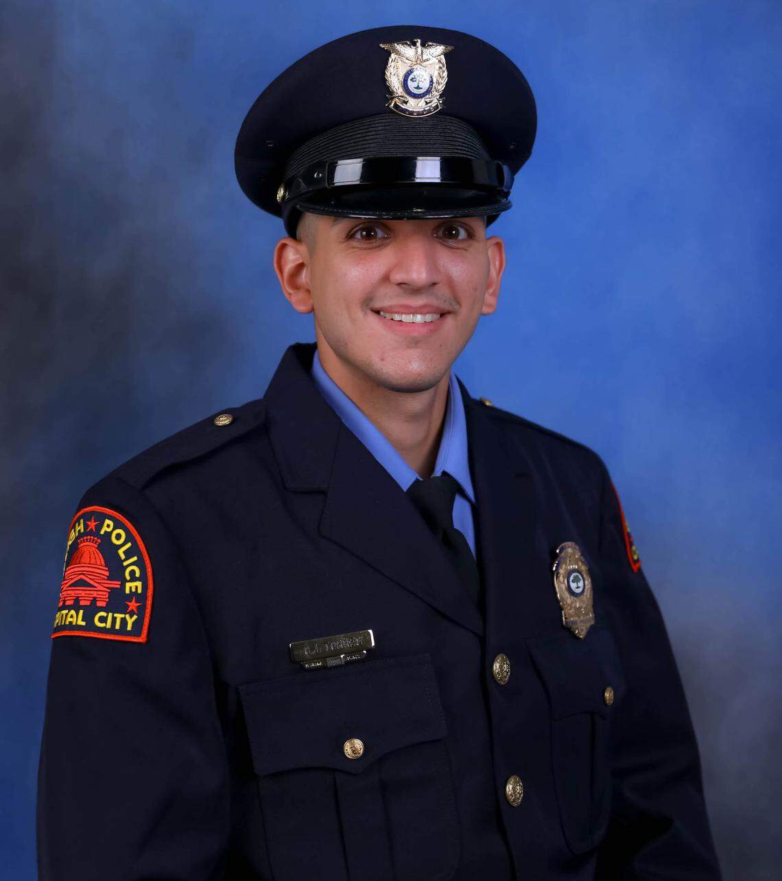 Raleigh Police Officer Gabriel Torres, 29, was one of five people killed in killed in a mass shooting in northeast Raleigh on Oct. 13, 2022.