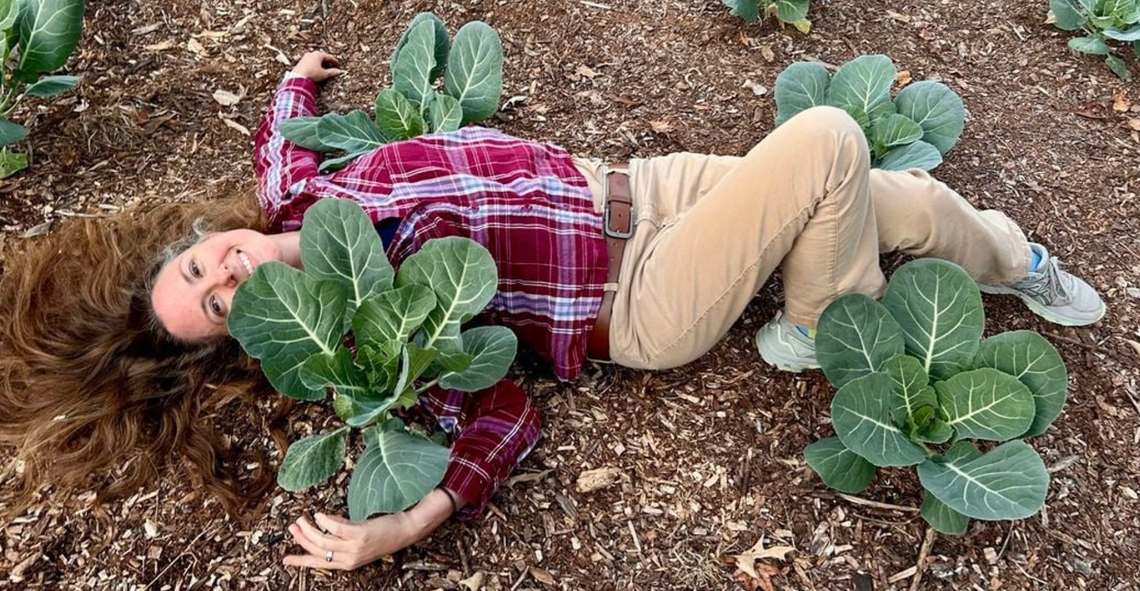 A sample of a runner-up in the 2024 Sexiest Collard Farmer contest, from The Field in Rimerton, NC