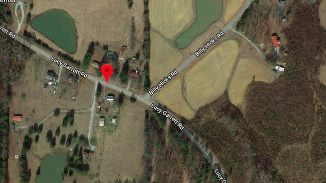 Lucy Garrett Road in Person County near Roxboro, N.C.