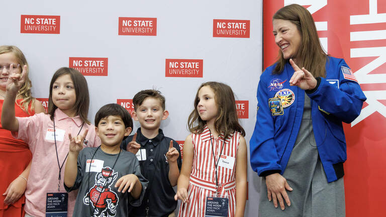 NC State honors astronaut Christina Koch with a building — and something sweeter