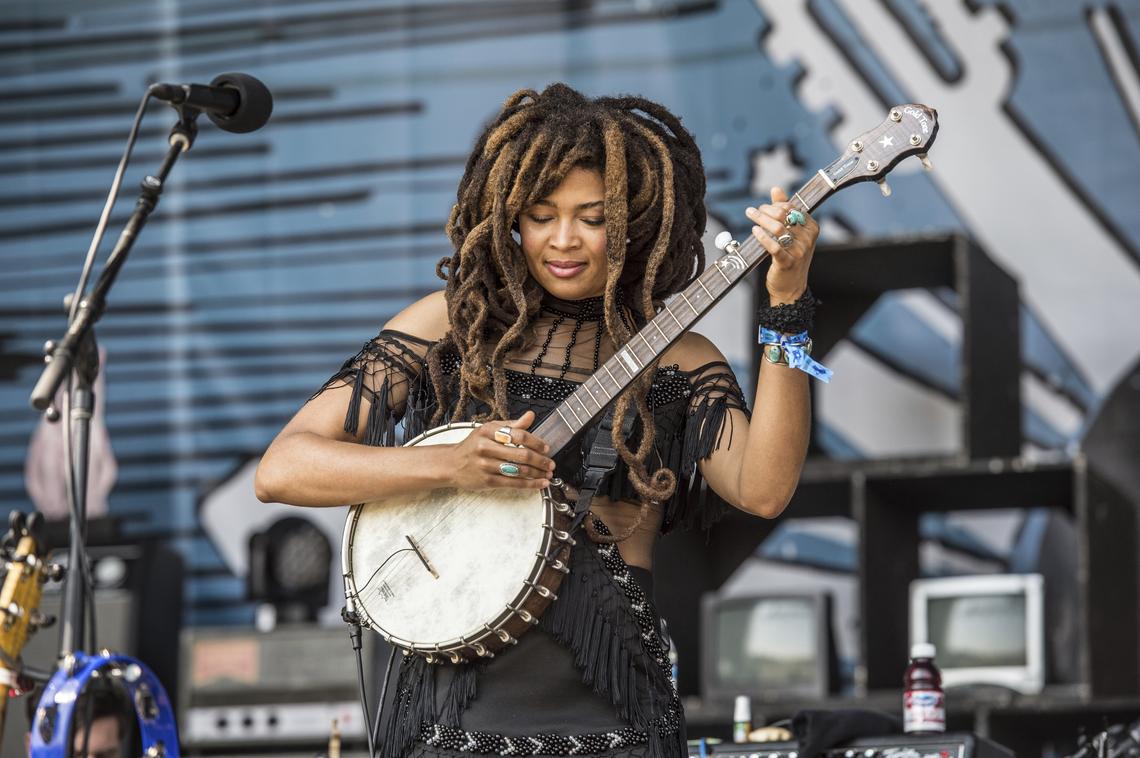 Valerie June performs at Durham Central Park June 29.
