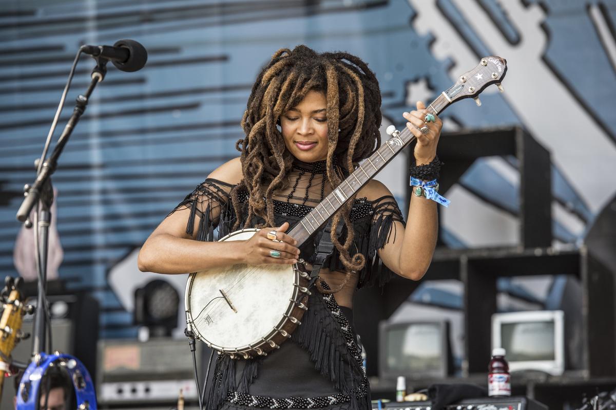 Valerie June performs at Durham Central Park June 29.