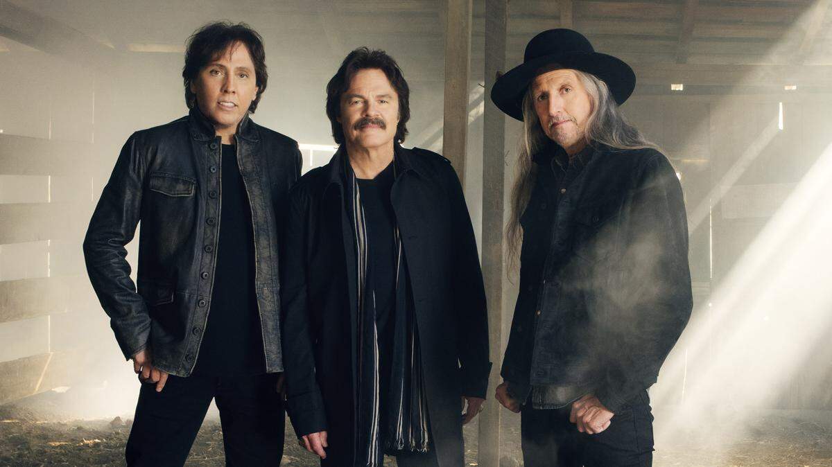 The Doobie Brothers – John McFee, Tom Johnston and Patrick Simmons – are performing at the Coastal Credit Union on May 11 for a co-headlining tour with Steely Dan.