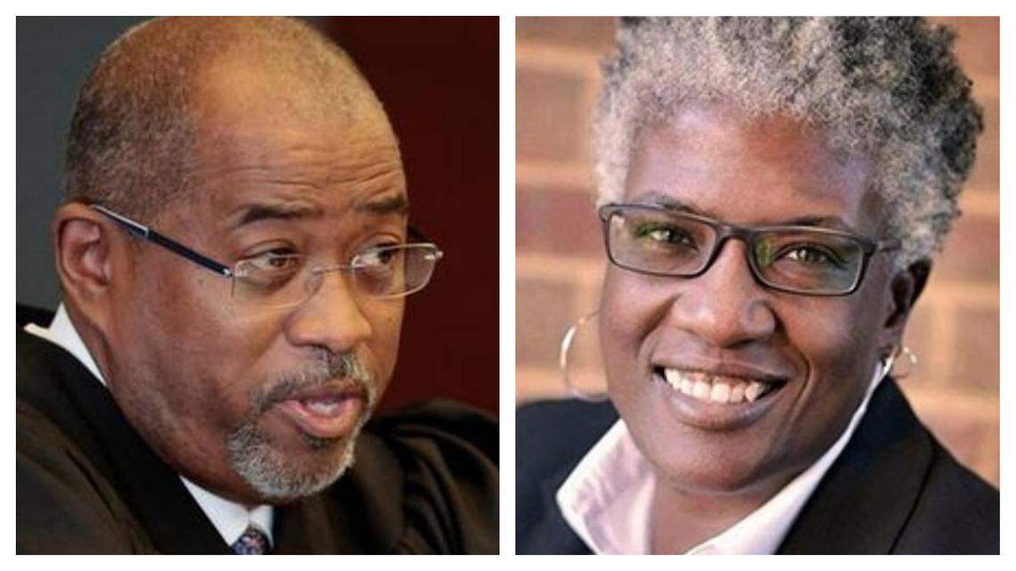 Durham County Superior Court Judge Orlando Hudson and Durham County District Attorney Satana Deberry