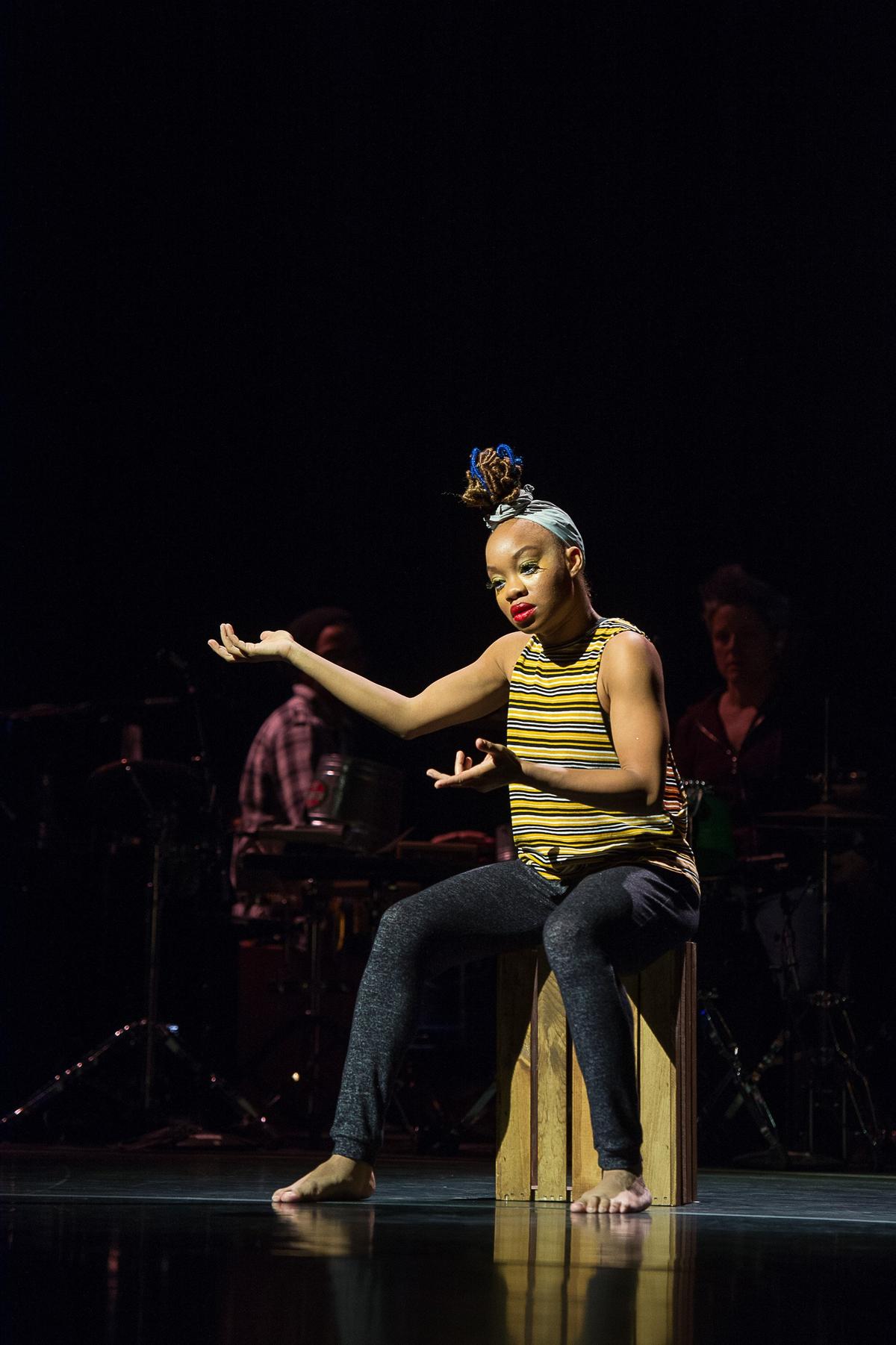 Camille A. Brown presents a solo from her latest work, “ink,” the last in a trilogy on black identity at ADF.