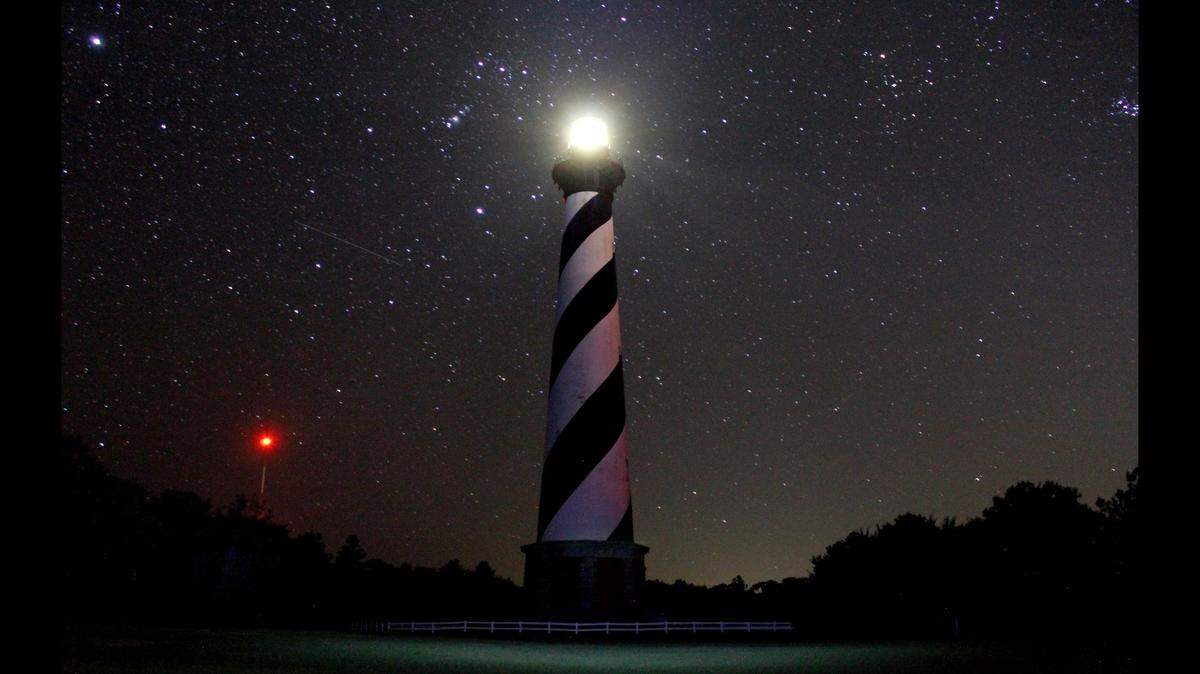 Cape Hatteras Lighthouse on North Carolina’s Outer Banks reportedly has a ghost cat that vanishes when people try to touch it. However, the National Park Service says they have no records to support the folklore.