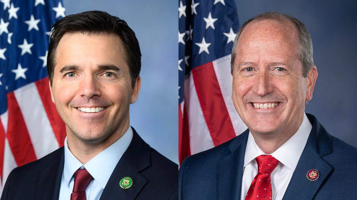 Democrat Jeff Jackson (left) will face Republican Dan Bishop in the race for N.C. Attorney General.