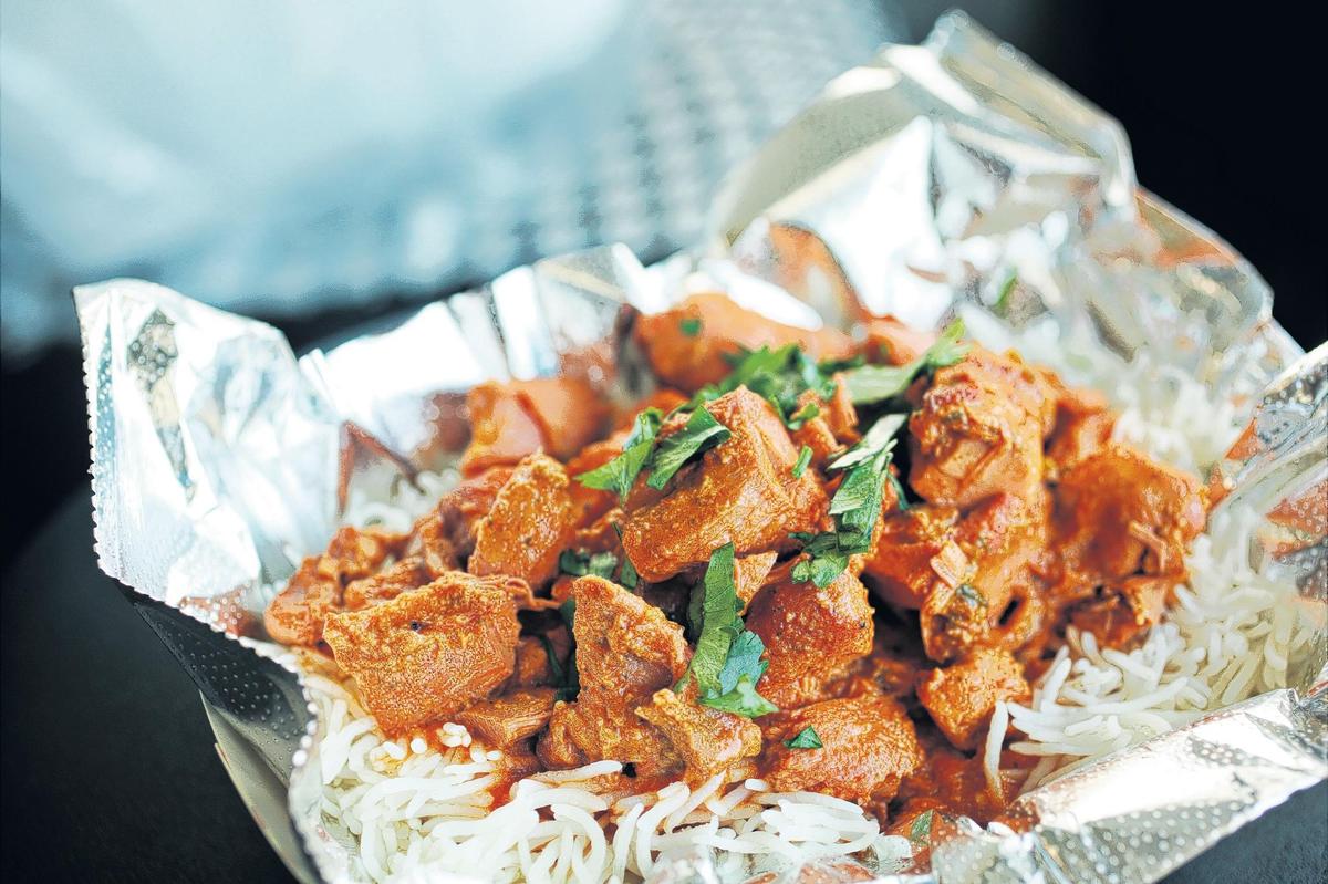 Curry in a Hurry chef/owner Alaksha Surti's Butter Chicken is a favorite menu item for customers. The truck only uses halal chicken and lamb in it’s dishes and all curries are gluten-free.