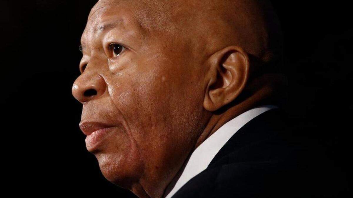 In this Aug. 7, 2019, photo, Rep. Elijah Cummings, D-Md., speaks during a luncheon at the National Press Club in Washington. U.S. Rep. Cummings died from complications of longtime health challenges, his office said in a statement on Oct. 17, 2019. (AP Photo/Patrick Semansky)