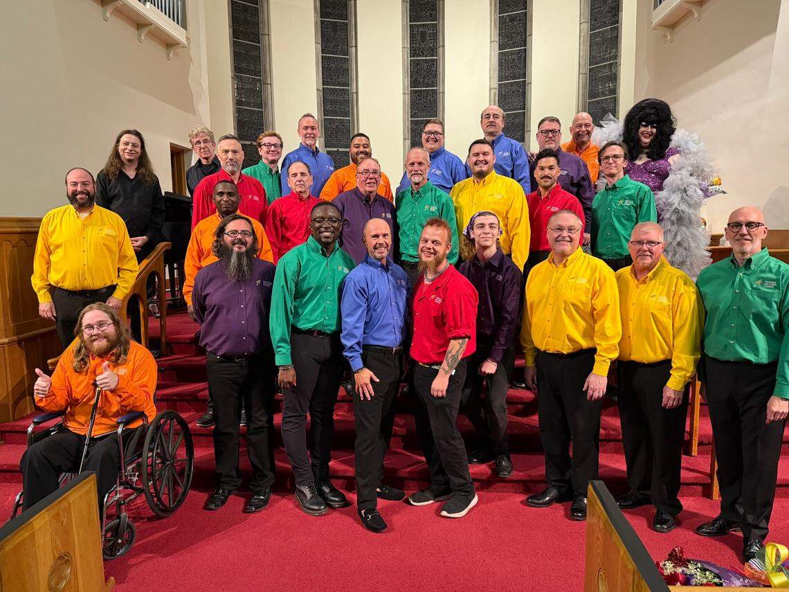 The Triangle Gay Men’s Chorus, a Raleigh-based nonprofit group offering men’s choral music, works to provide a safe place for LGBTQ+ people in the Triangle to pursue performance arts.