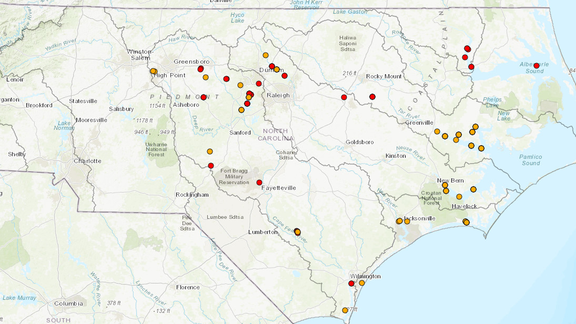 The N.C. Department of Environmental Quality has created a new interactive map that shows algae blooms across the state. The map is at nando.com/52o.