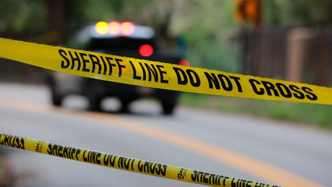 A family dispute left a father dead in front of his home and his son charged with murder, North Carolina authorities said.