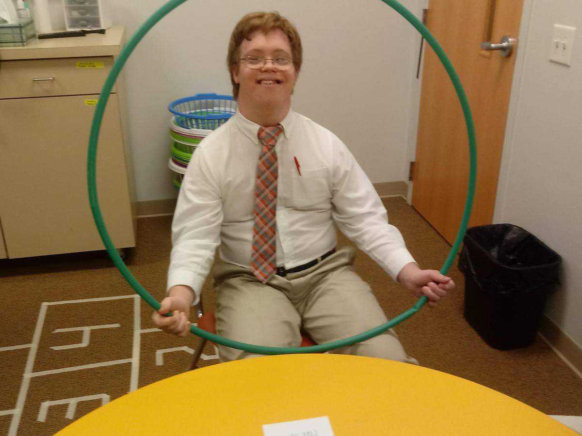 Chris Holland is 20 and is diagnosed with Down Syndrome. He goes to Able to Serve for a day program and his parents hope to find individual housing for him in the next five years. 