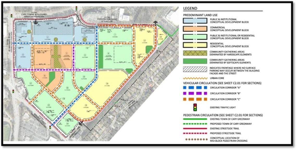 The Cary Town Council approved a rezoning Dec. 12, 2019, for the redevelopment of Cary Towne Center.