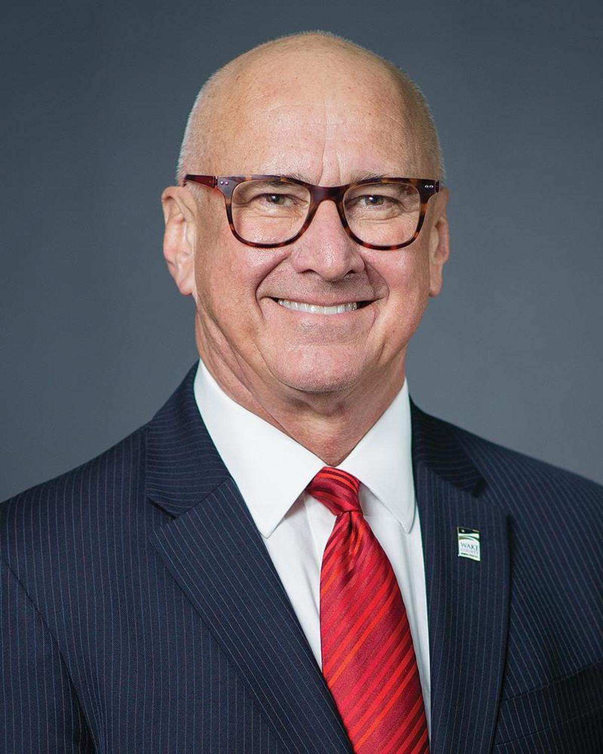 Sig Hutchinson was first elected Wake County commissioners in 2014.