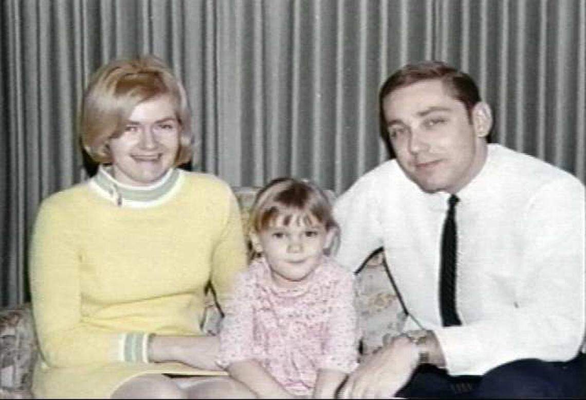 (L-R): Colette MacDonald, Kimberly MacDonald and Jeffrey MacDonald in an archival photo, from the FX documentary series “A Wilderness of Error.”